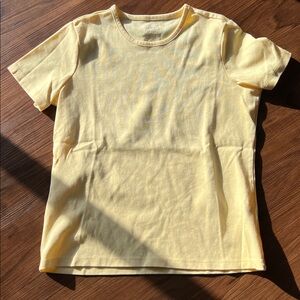 L.L. Bean Light Cream Short Sleeve Tee. 100% Supima Cotton